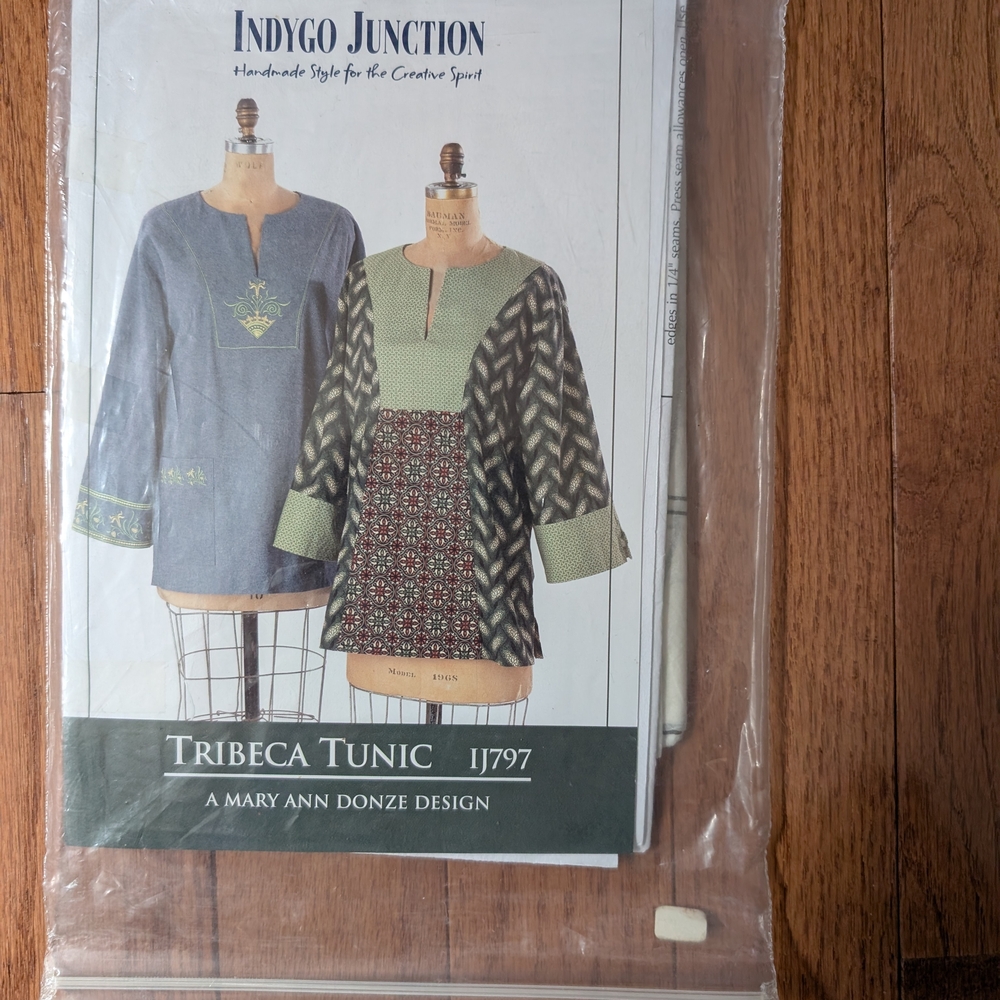 Indygo Junction Tribeca Tunic Pattern - Multiple Sizes